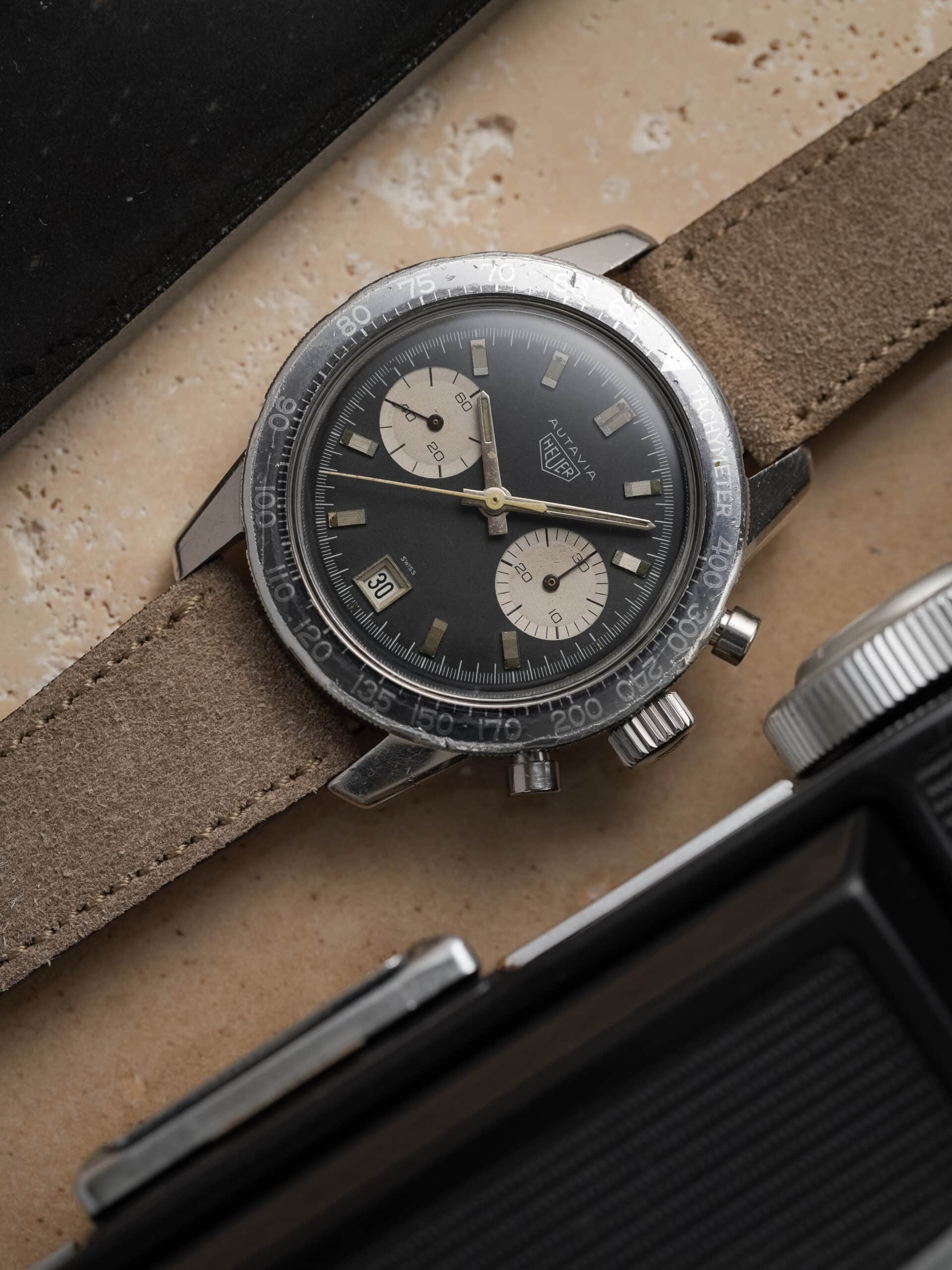 HEUER AUTAVIA 7863C - DATO - Compressor Case - Lucky Number 8888