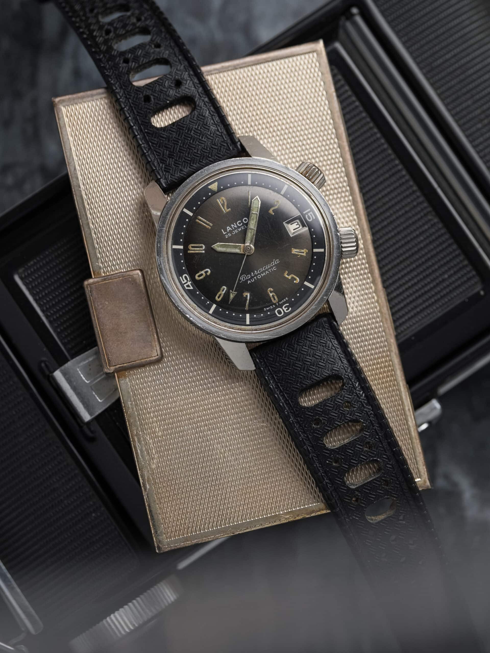 LANCO Barracuda - Super Compressor Case - Dual Crown Diver - 1967