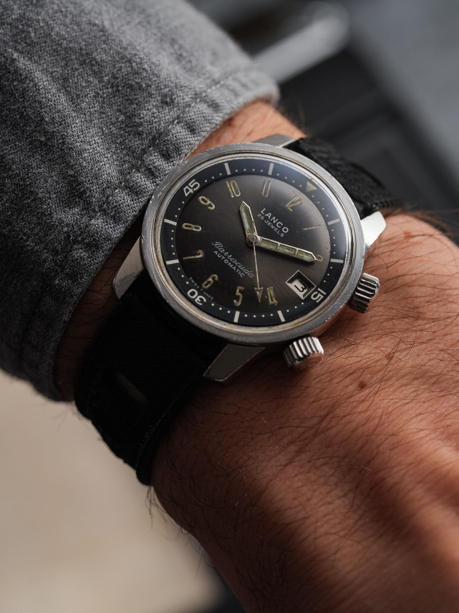 LANCO Barracuda - Super Compressor Case - Dual Crown Diver - 1967