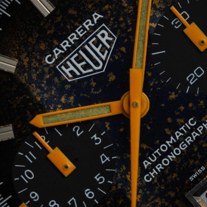 Alternative view of HEUER Carrera 110.573B – tropical dial