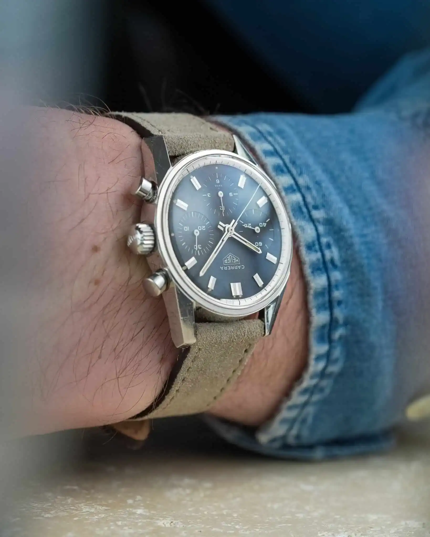 HEUER Carrera 12 – Ref. 2447N – MK2 – Valjoux 72 - Image 2