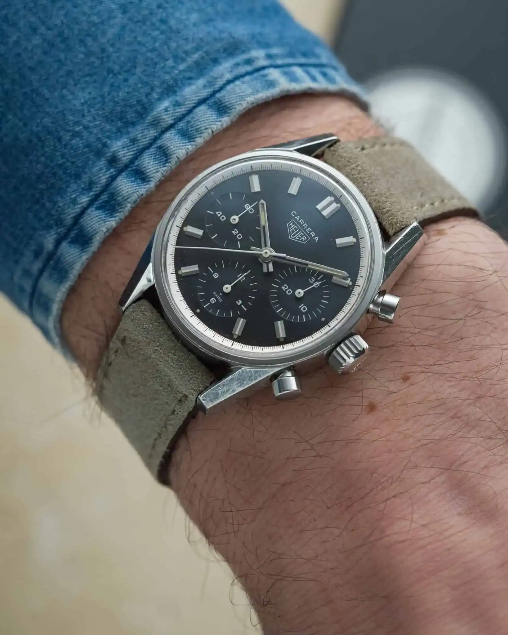 HEUER Carrera 12 – Ref. 2447N – MK2 – Valjoux 72 - Image 3