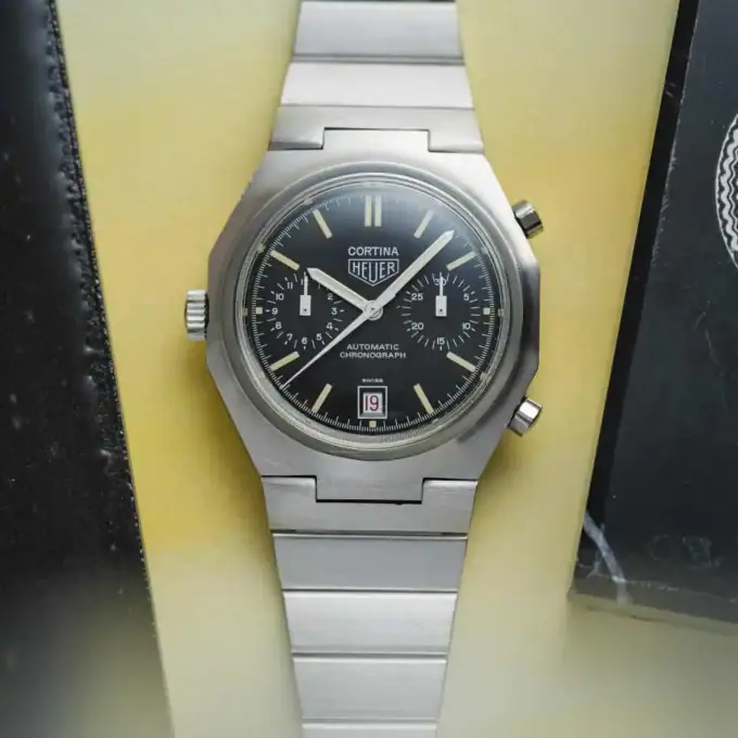 HEUER Cortina Vintage Ref. 110.233NC – Full Set