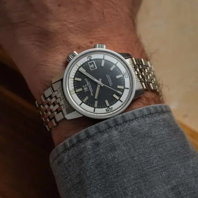 Alternative view of IWC Aquatimer R812 AD / 1812 – Black and White