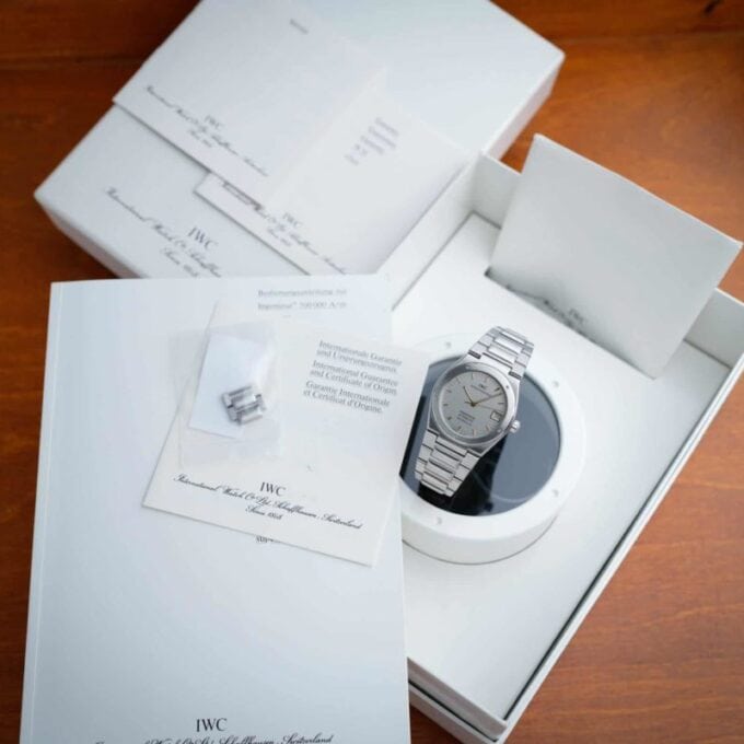 Alternative view of IWC Ingenieur 3508 – 500.000 A/m – FULL SET Gerald Genta