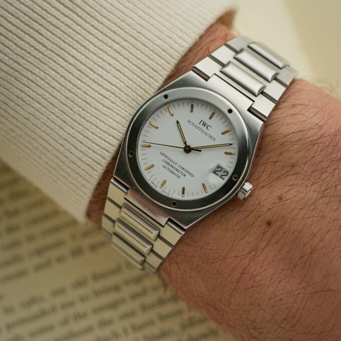 Alternative view of IWC Ingenieur 3521 Chronometer – Gerald Genta – Full Set