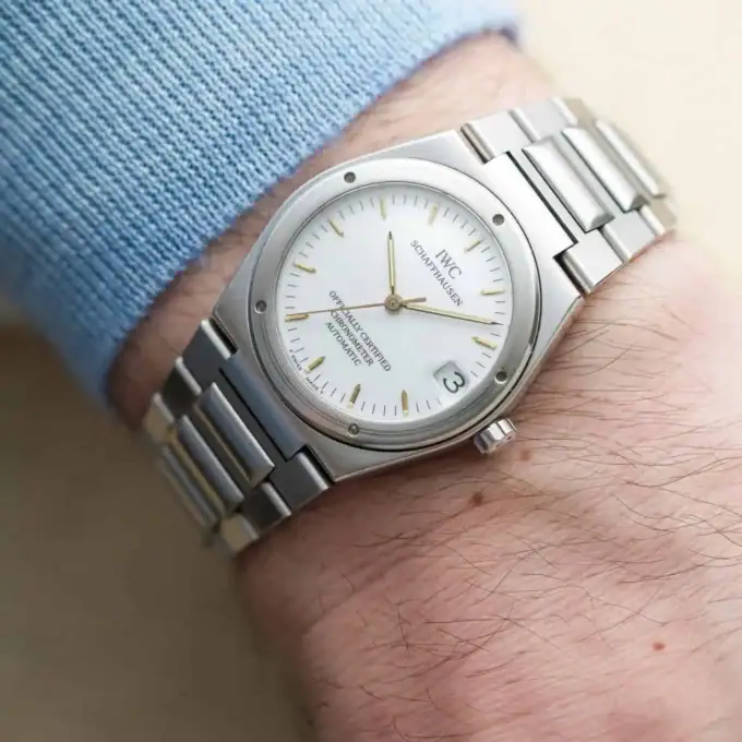 Alternative view of IWC Ingenieur 3521 JLC Chronometer – Gerald Genta