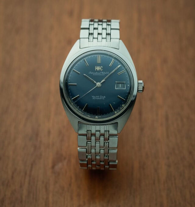 Alternative view of IWC Yacht Club R811 Blue Dial – Gay Freres – Box – Tag