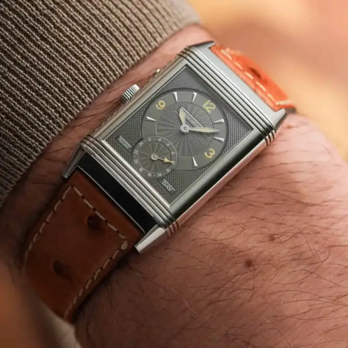 Alternative view of Jaeger-LeCoultre Reverso Duoface Grande Taille – Night and Day – GMT – Ref. 270.8.54