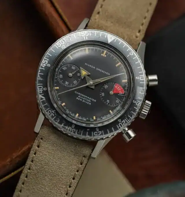NIVADA GRENCHEN AVIATOR SEA DIVER – Ref. 1837M8222 – Valjoux92