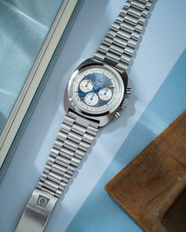 OMEGA SEAMASTER BLUE REVERSE PANDA CHRONOGRAPH Ref.: 145.029 β cal. 861 ...