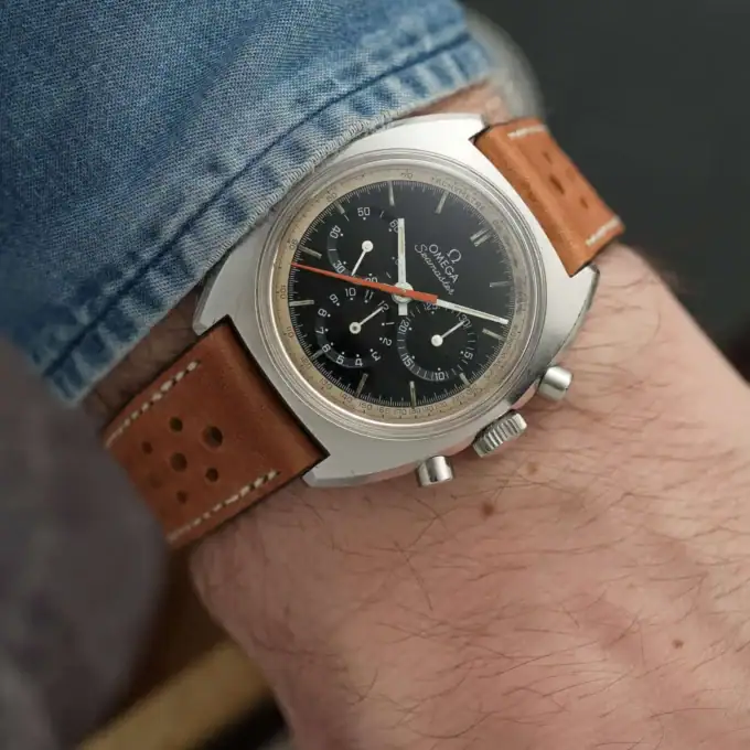 Alternative view of OMEGA SEAMASTER CHRONOGRAPH – 145.006-66 – Black dial – Cal. 321