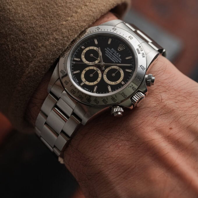 Alternative view of Rolex Daytona Zenith Tritium Patrizzi U Serial 16520