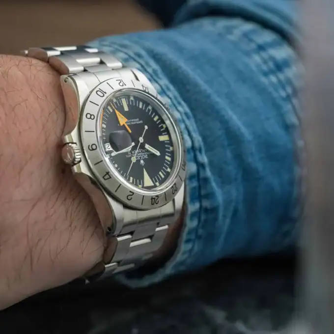 Alternative view of Rolex Explorer II – MK2 – Ref. 1655 – Steve McQueen – Freccione – orange hand