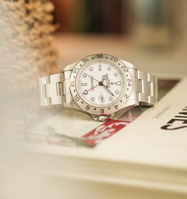 ROLEX EXPLORER II POLAR – 16570 Tritium – Full Set