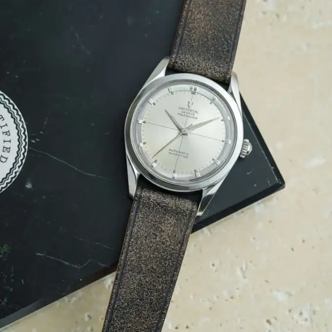 Universal Geneve Polerouter – 20357/2 silver – Gerald Genta