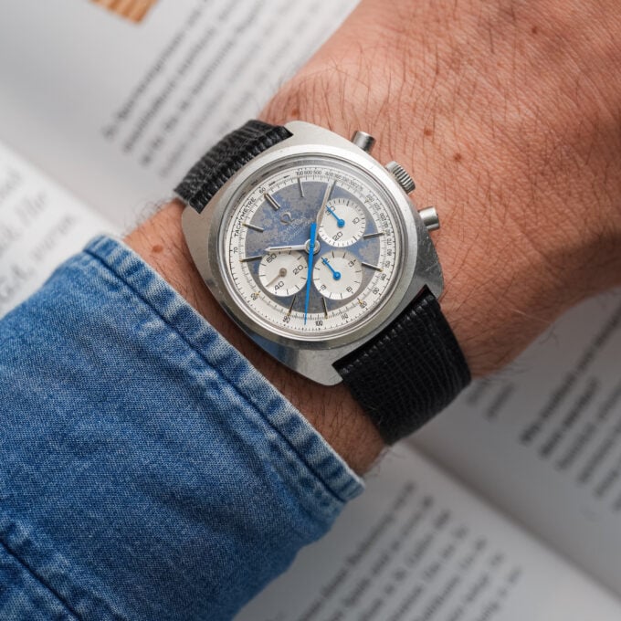 Alternative view of OMEGA SEAMASTER BLUE REVERSE PANDA CHRONOGRAPH Ref.: 145.029 – cal. 861