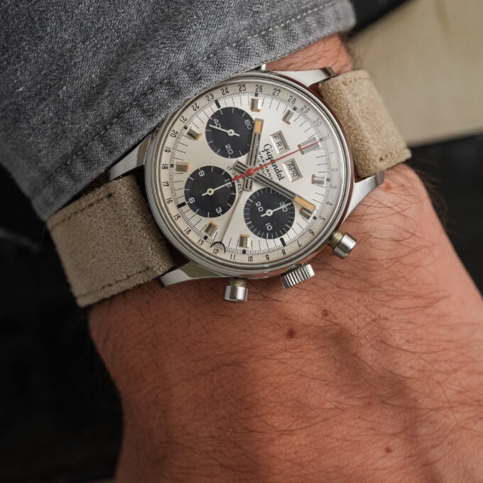 Alternative view of Gigandet - Wakmann - double signed - Datocompax / Triple Date Chronograph - Valjoux 72