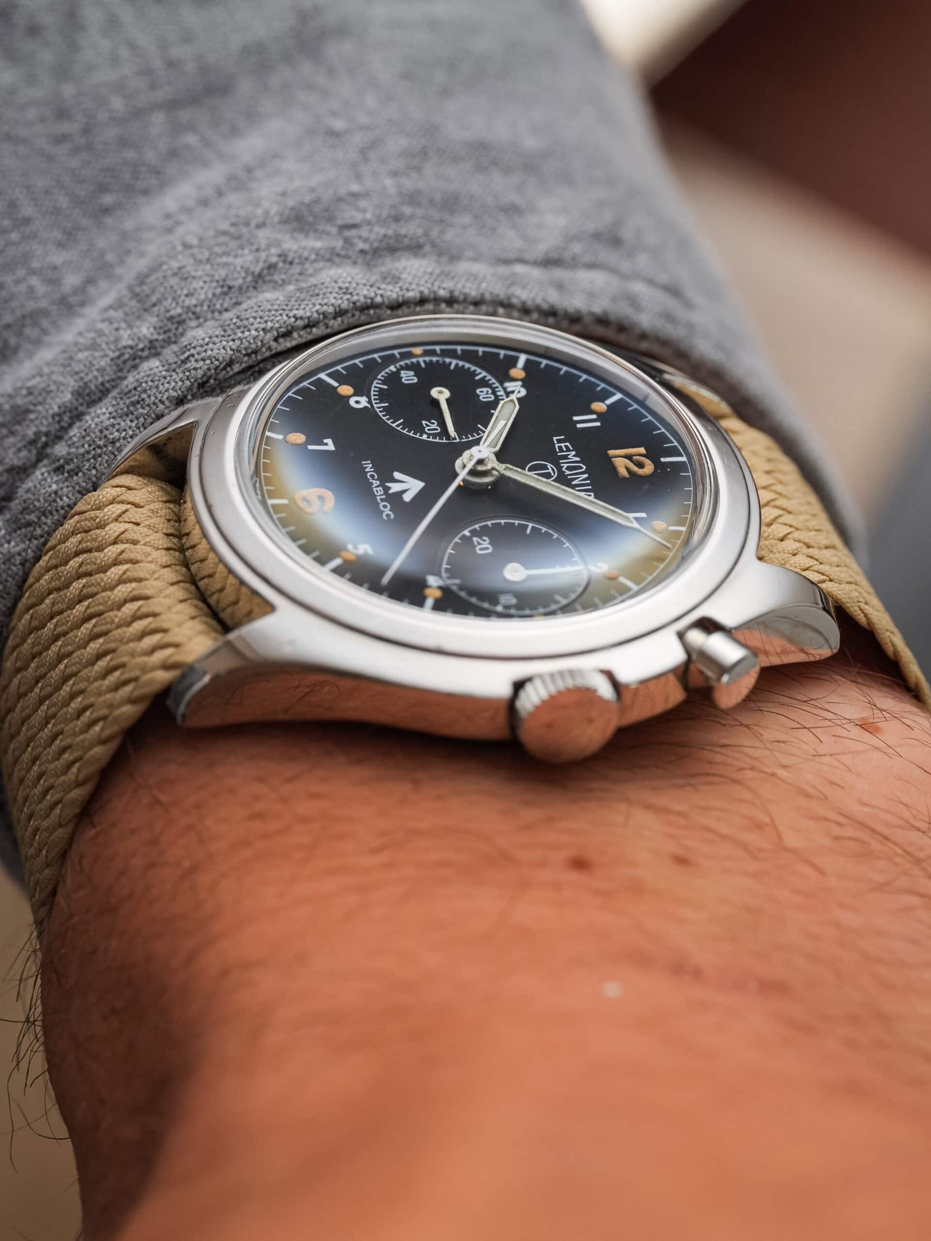 Lemania RAF 6BB Monopusher Chronograph – Calibre 2220 - Image 11