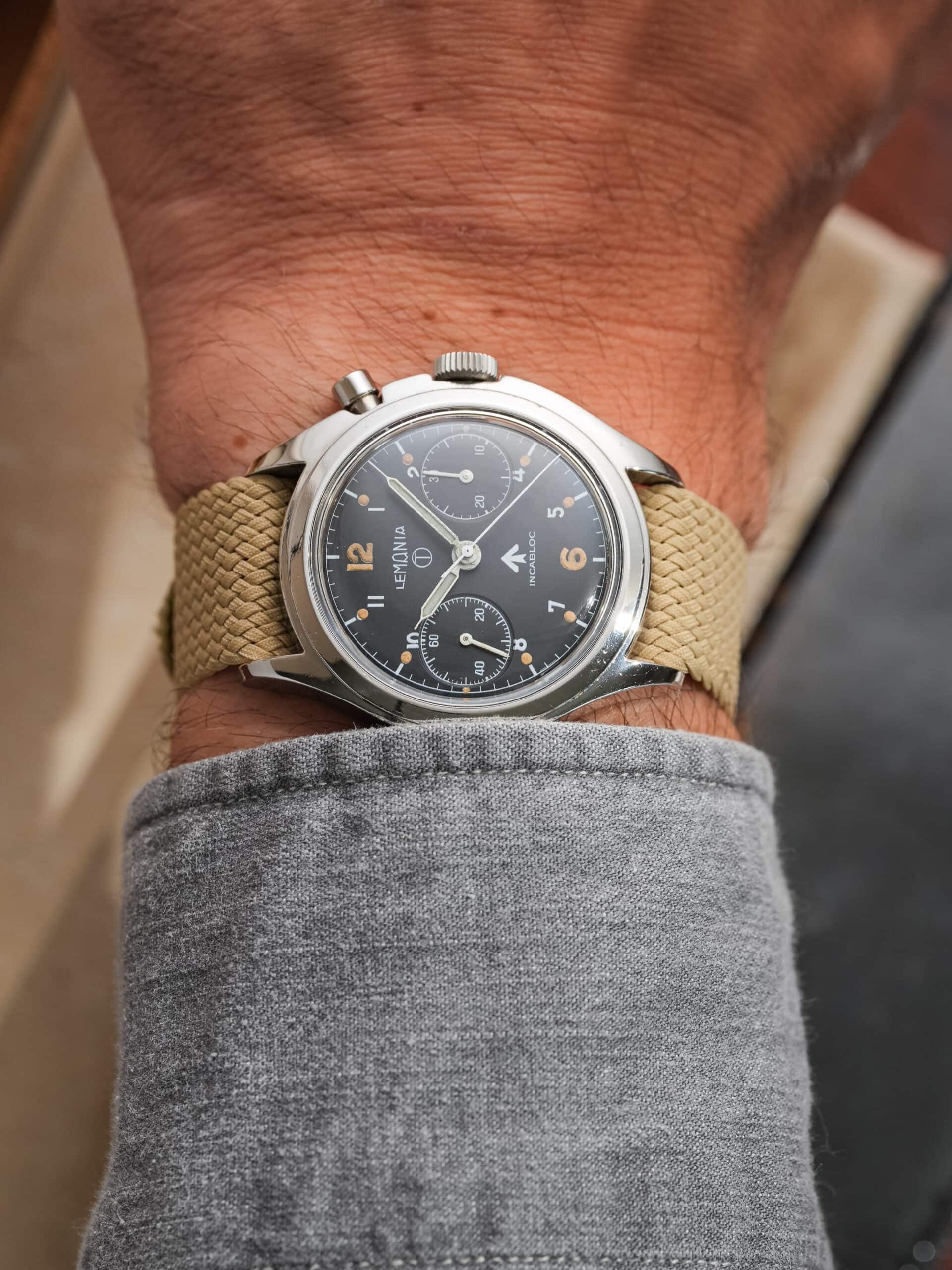 Lemania RAF 6BB Monopusher Chronograph – Calibre 2220 - Image 6