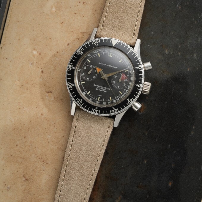 Alternative view of NIVADA GRENCHEN - Chronomaster Aviator Sea Diver - Valjoux 92 - Ref. 9812