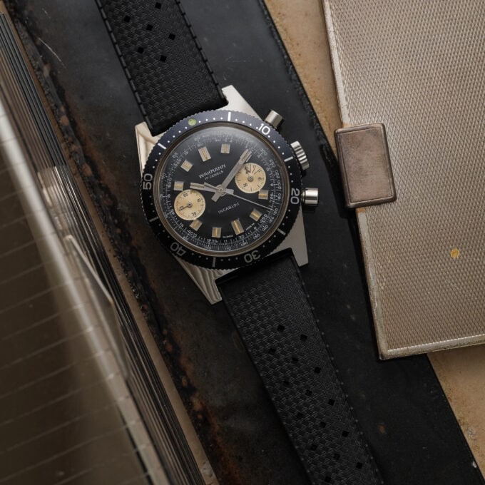 Wakmann Reverse Panda Skin Diver Chronograph