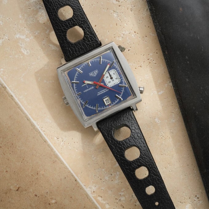 Alternative view of HEUER Monaco Ref. 1533B | Blue Dial | Calibre 15