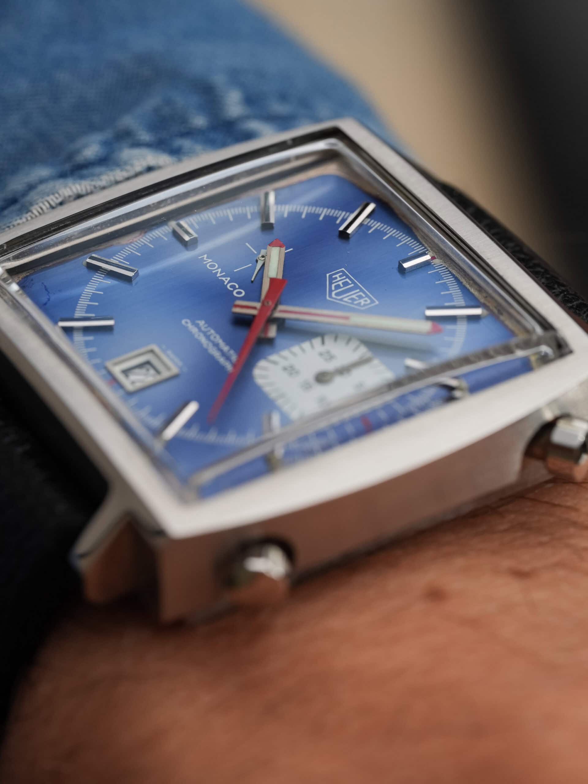 HEUER Monaco Ref. 1533B | Blue Dial | Calibre 15 - Image 6