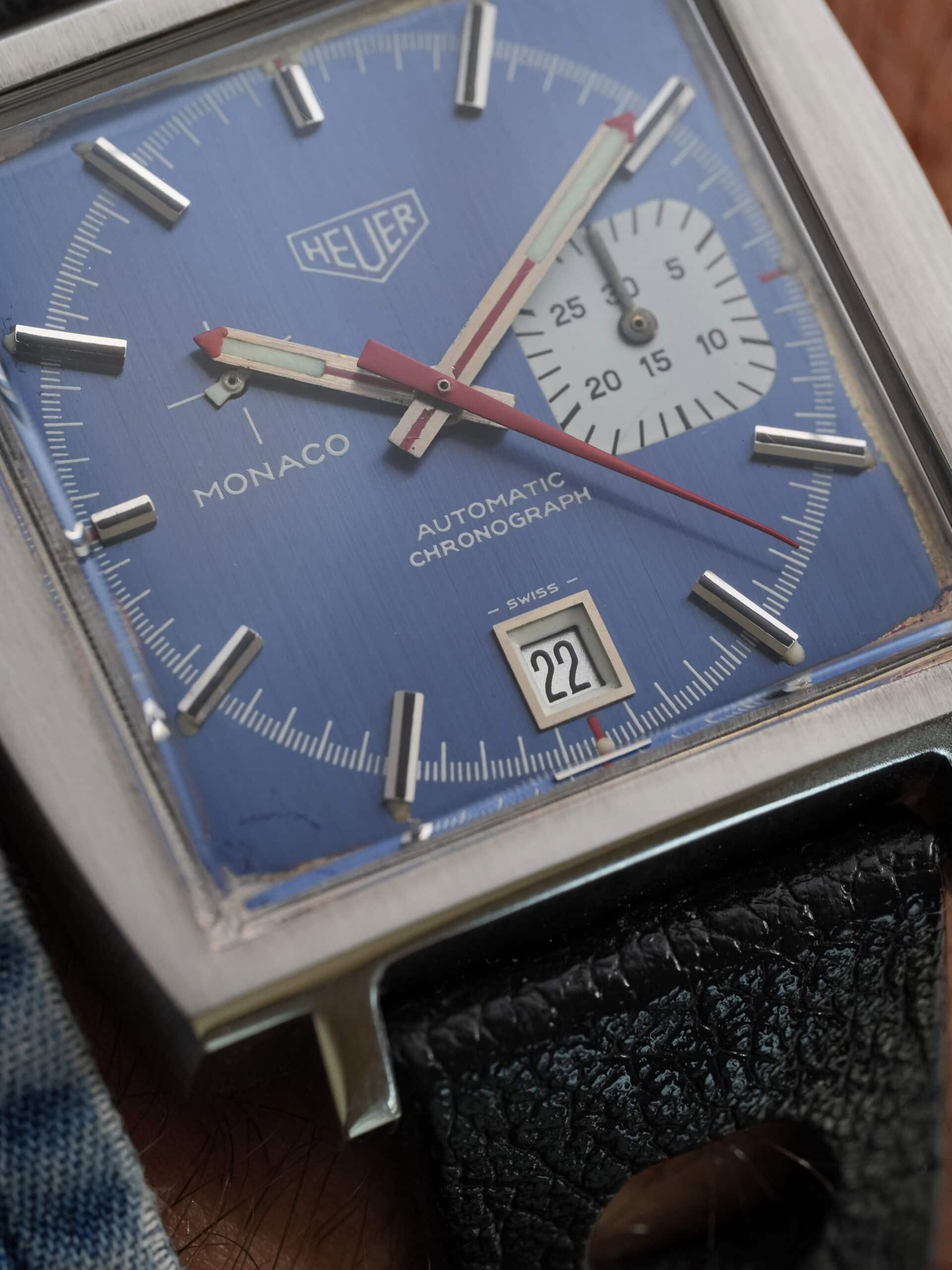 HEUER Monaco Ref. 1533B | Blue Dial | Calibre 15 - Image 12