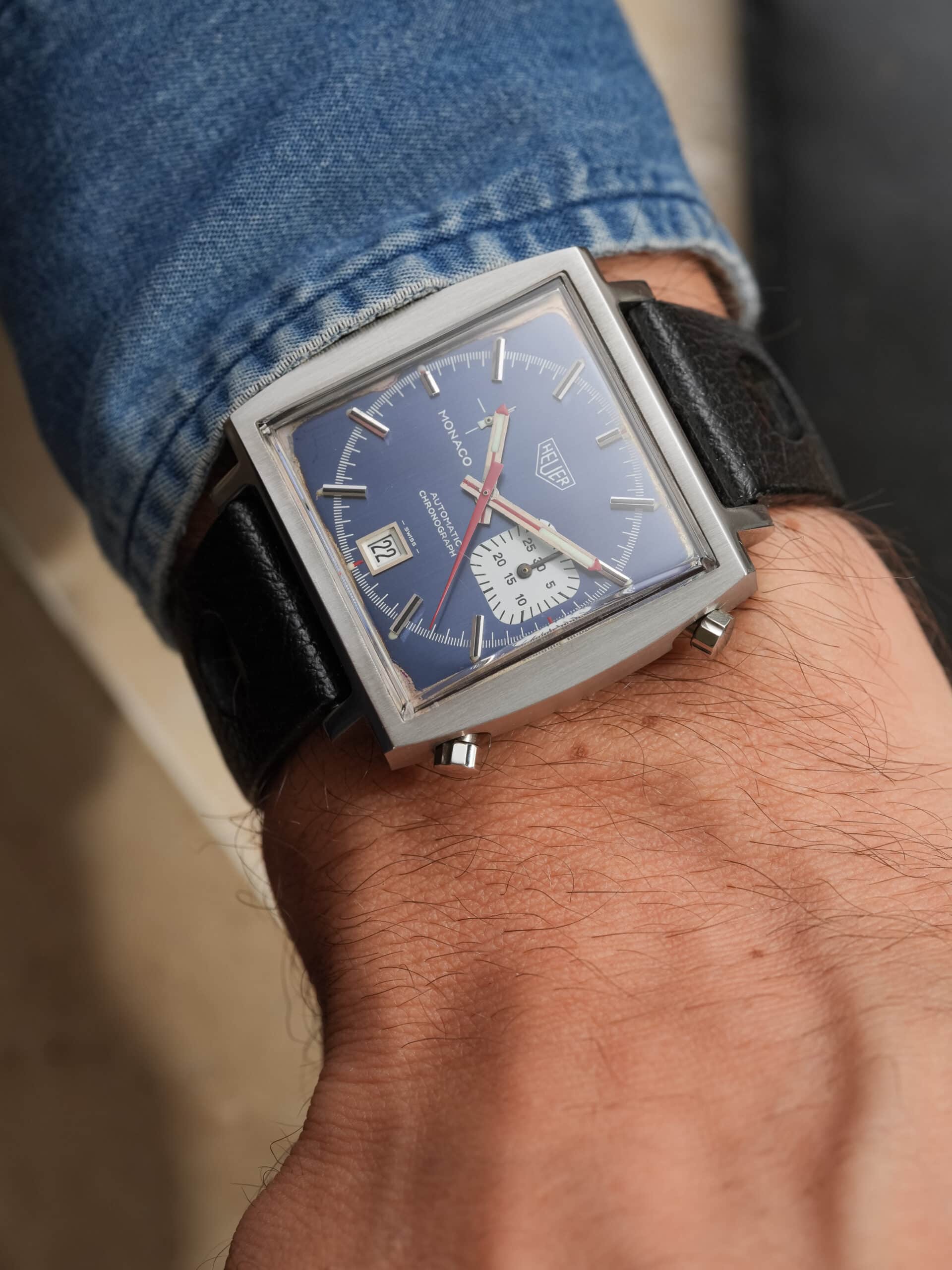 HEUER Monaco Ref. 1533B | Blue Dial | Calibre 15 - Image 10