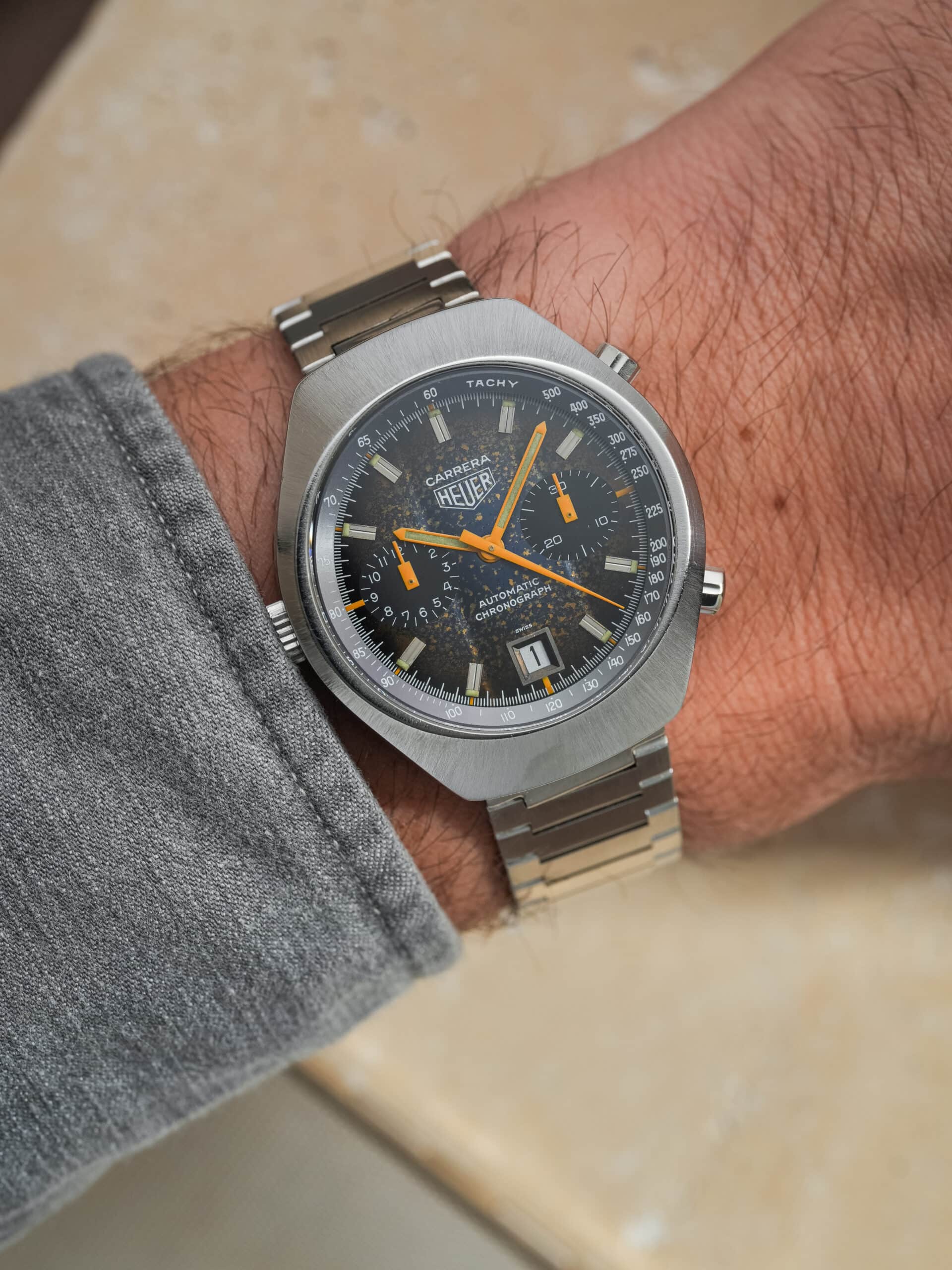 HEUER CARRERA 110.573B – TROPICAL DIAL – CALIBRE 12 - Image 5
