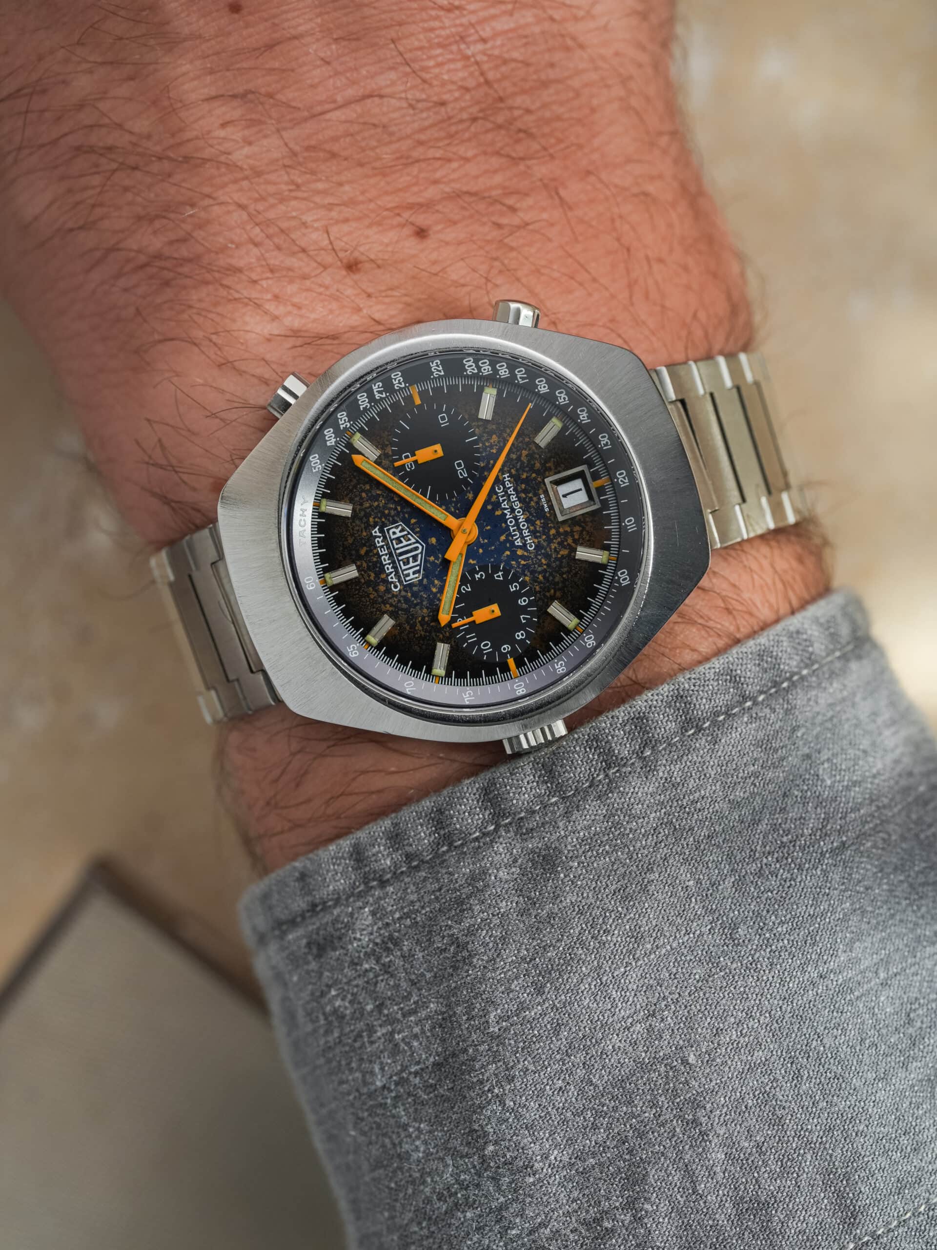 HEUER CARRERA 110.573B – TROPICAL DIAL – CALIBRE 12 - Image 3