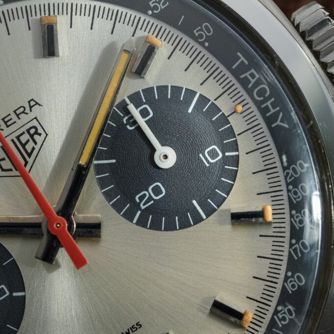 HEUER CARRERA 7853S – SILVER DIAL – VALJOUX 7734 - Image 7