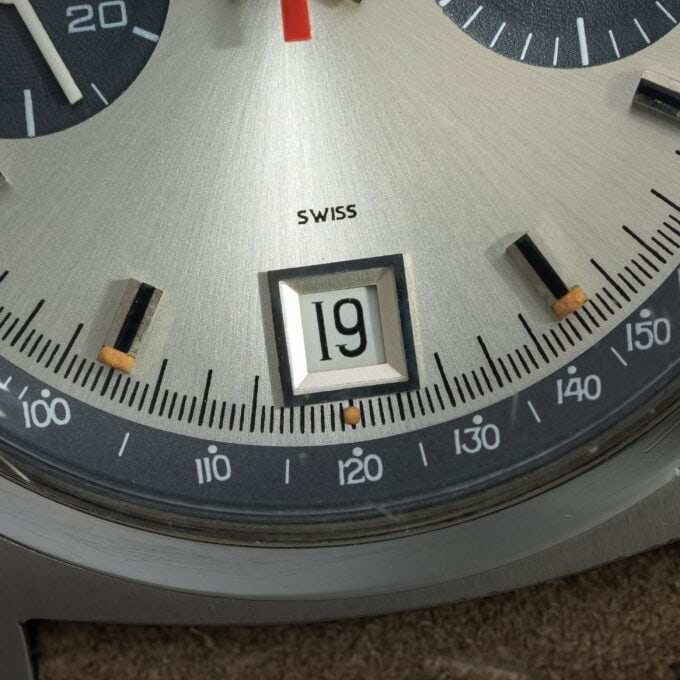 HEUER CARRERA 7853S – SILVER DIAL – VALJOUX 7734 - Image 5