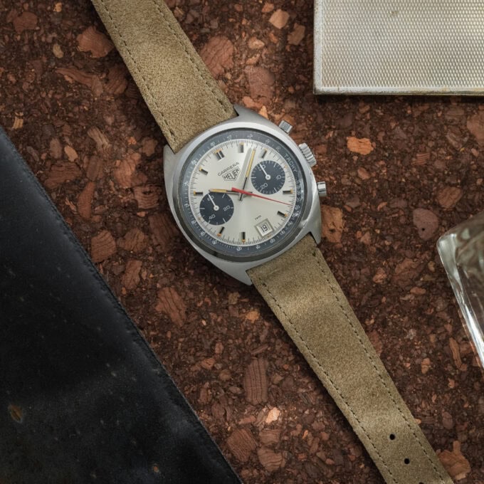 HEUER CARRERA 7853S – SILVER DIAL – VALJOUX 7734 - Image 3