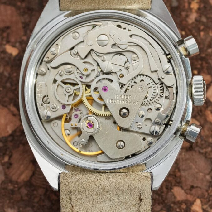 HEUER CARRERA 7853S – SILVER DIAL – VALJOUX 7734 - Image 14