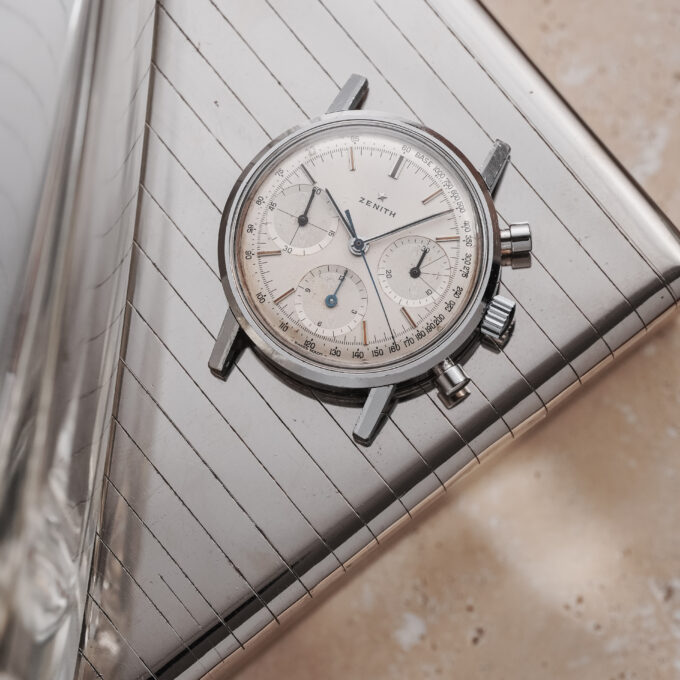 ZENITH A273 Chronograph – Silver Dial – Calibre 146HP - Image 3