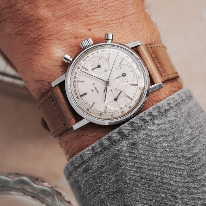 ZENITH A273 Chronograph – Silver Dial – Calibre 146HP - Image 5