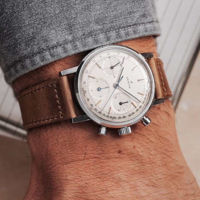 ZENITH A273 Chronograph – Silver Dial – Calibre 146HP - Image 8