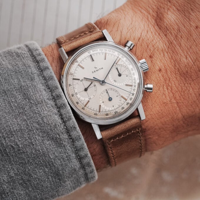 ZENITH A273 Chronograph – Silver Dial – Calibre 146HP - Image 7