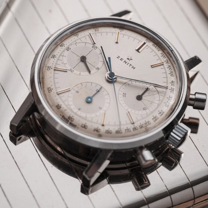 ZENITH A273 Chronograph – Silver Dial – Calibre 146HP - Image 15