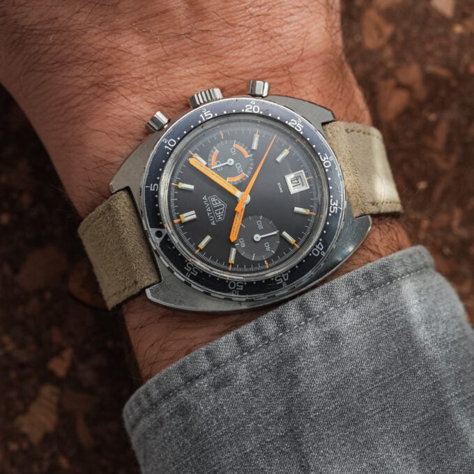HEUER Autavia 73463 MH – Villeneuve Colours - Valjoux 7734 - Image 3