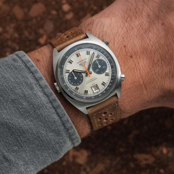HEUER Carrera 1153S – Silver Dial – Calibre 12 - Image 4