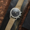 HEUER Carrera 3647NT – Rare Black Tachymeter Dial – Valjoux 92