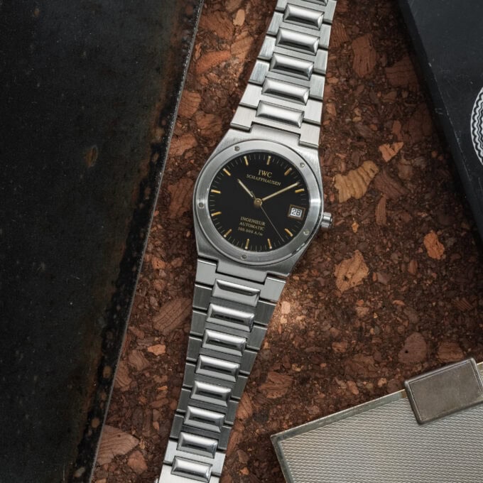 IWC Ingenieur 3508 – 500,000 A/m – Glossy Black Tritium Dial