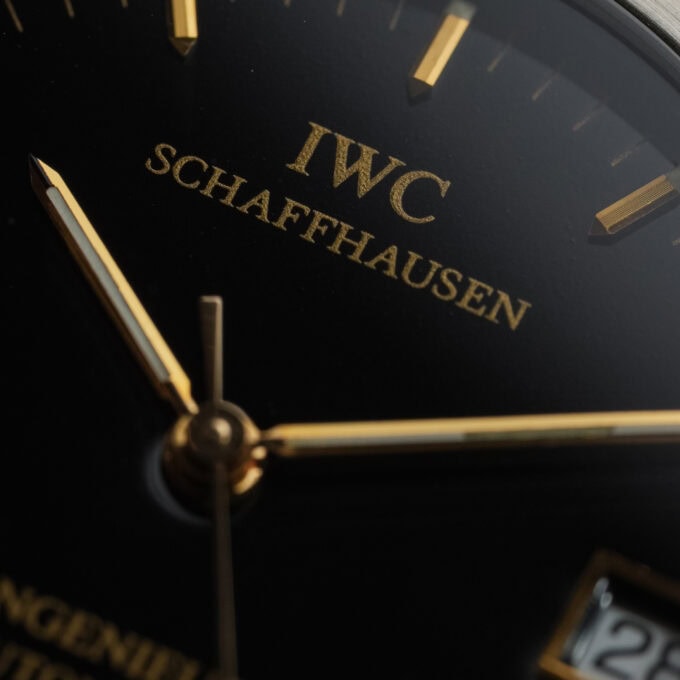IWC Ingenieur 3508 – 500,000 A/m – Glossy Black Tritium Dial - Image 8