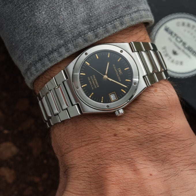 IWC Ingenieur 3508 – 500,000 A/m – Glossy Black Tritium Dial - Image 5