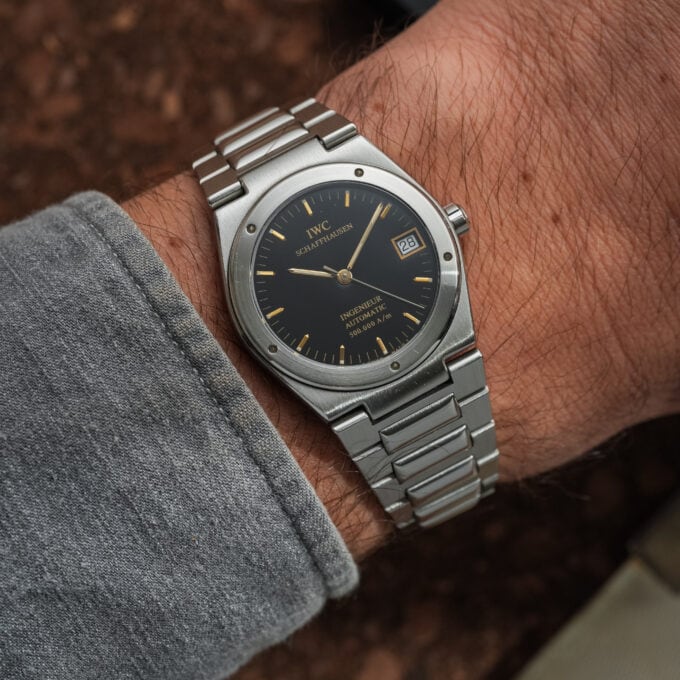 IWC Ingenieur 3508 – 500,000 A/m – Glossy Black Tritium Dial - Image 4