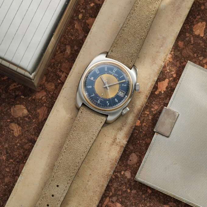 Jaeger-LeCoultre Memovox Speedbeat E876 – Blue Bi-Color Dial