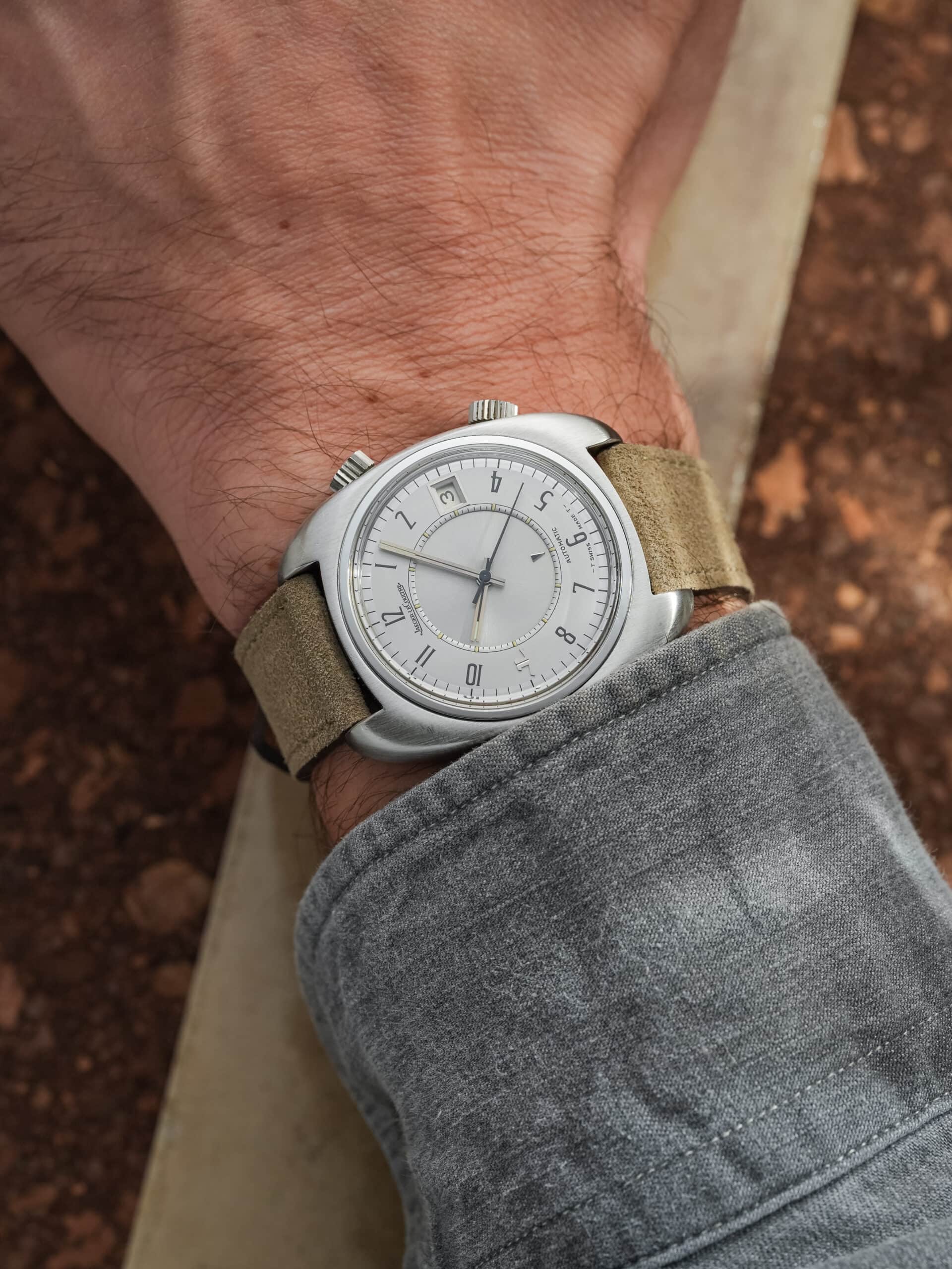 Jaeger-LeCoultre Memovox E876 Speedbeat – Silver Dial – Calibre 916 – Original NSA Bracelet - Image 11